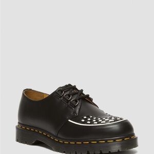 NEW Dr. Martens Ramsey Black Smooth Leather Creepers Mens Size 9 Women's 10 Nwb